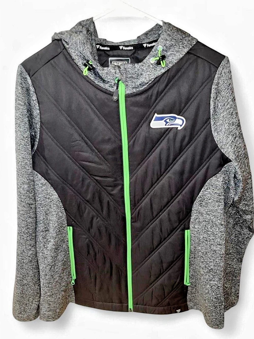 Fanatics Seattle Seahawks NFL Pro Line Full-Zip Hooded Jacket Full-Zip Large
